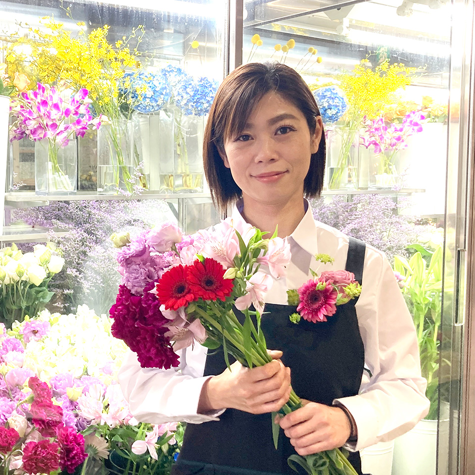 セクト株式会社フローリストエトワール店長「宗像由紀」の写真